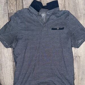 Men's Striped  Polo Shirt